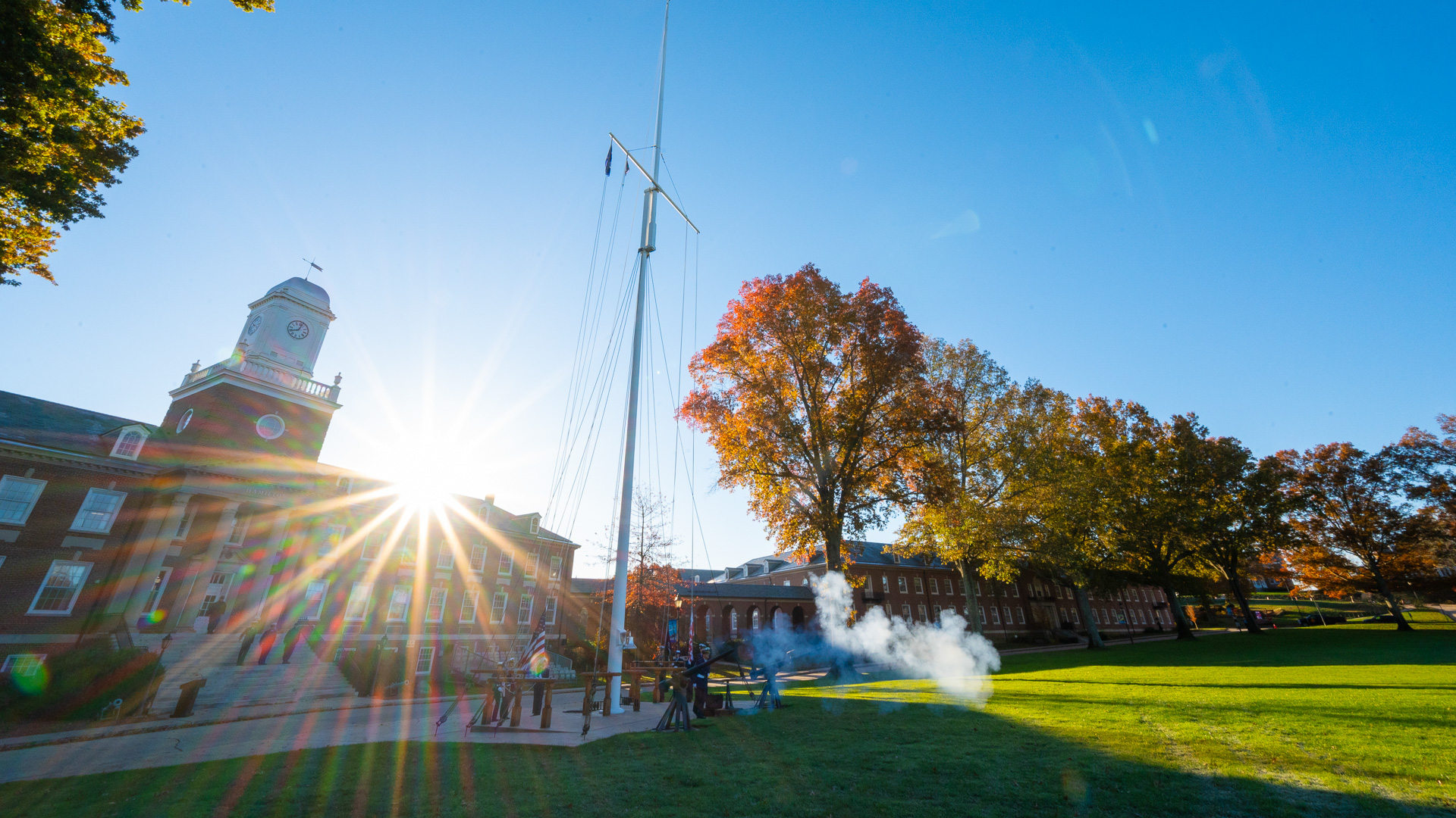 US Coast Guard Academy Morning Colors 
